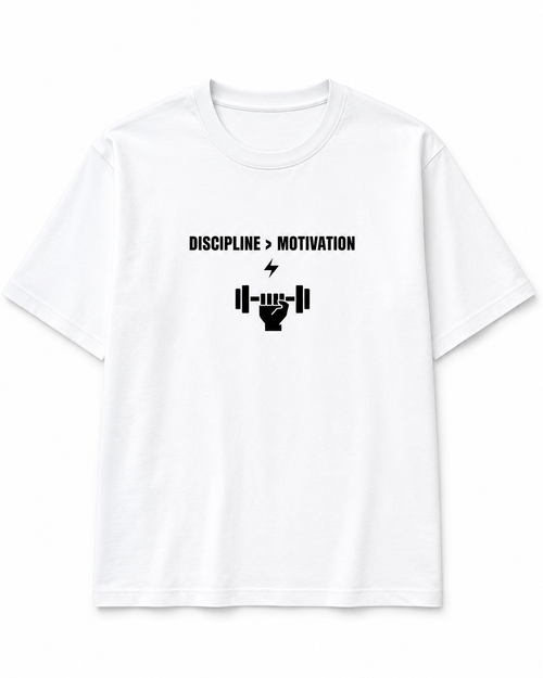Discipline Over Motivation | Fitness T-Shirt