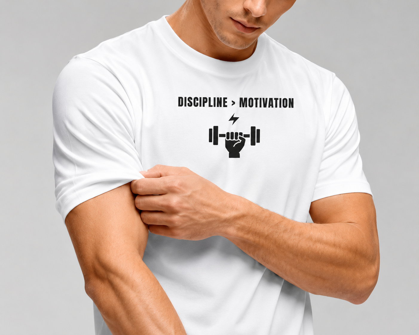 Discipline Over Motivation | Fitness T-Shirt