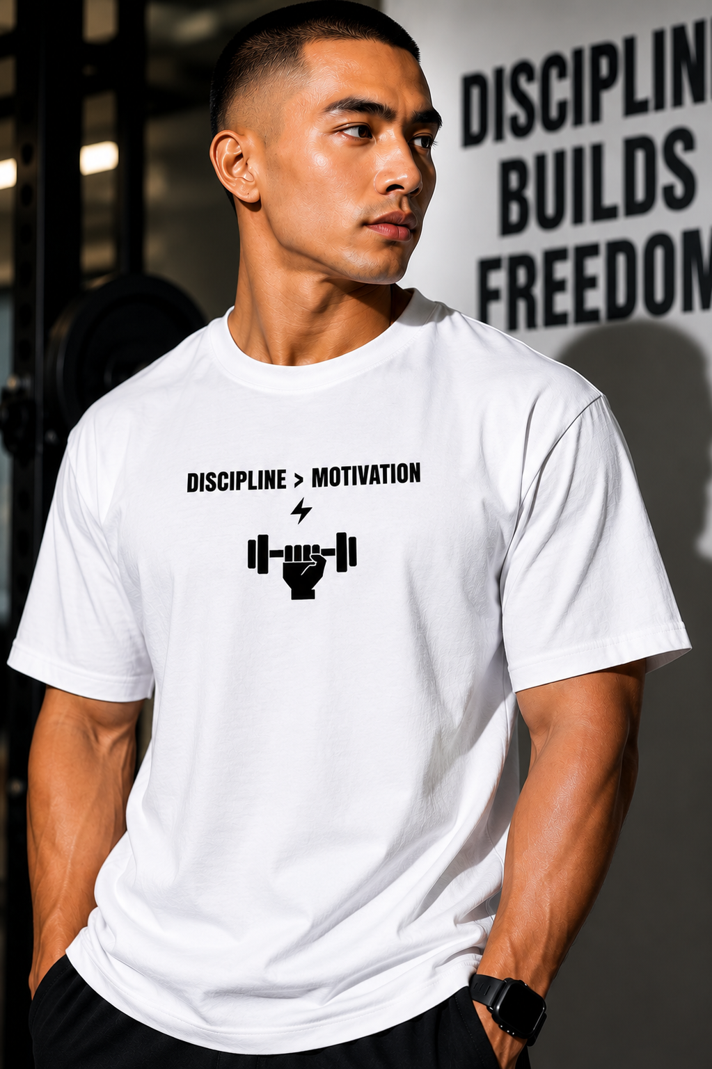 Discipline Over Motivation | Fitness T-Shirt